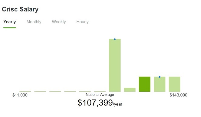 CRISC Average Annual Salary in the United States