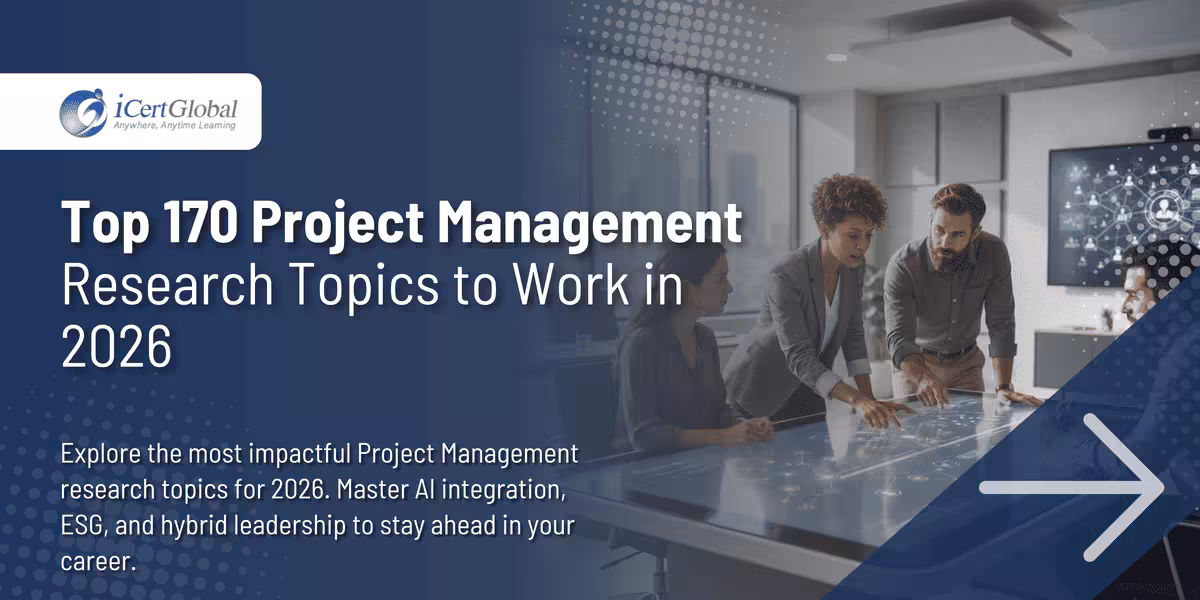 Top 170 Project Management Research Topics to Work in 2026