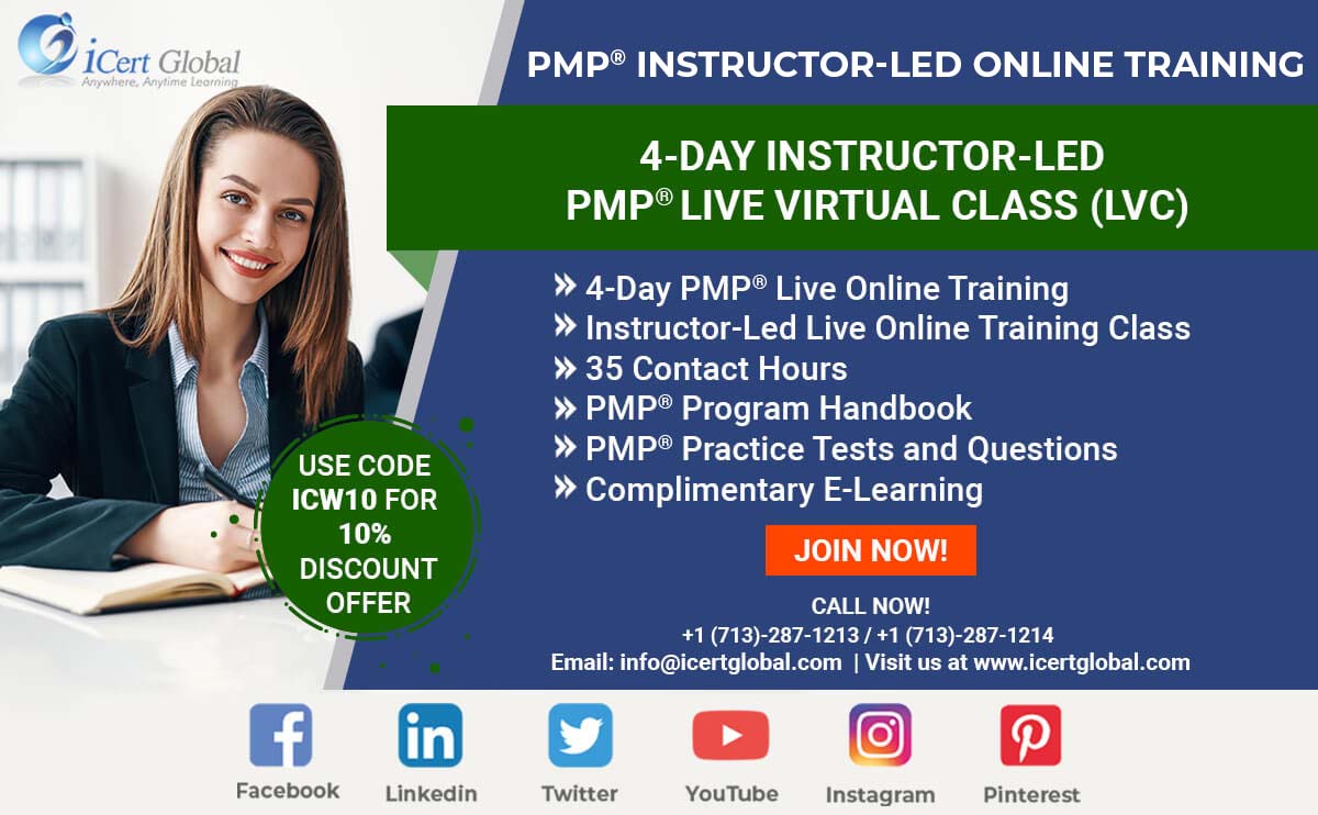 PMP InstructorLed Online Training PMP InstructorLed Live Online