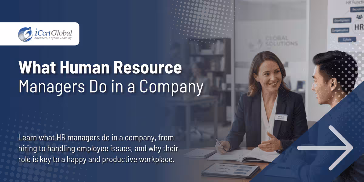 What Human Resource Managers Do in a Company