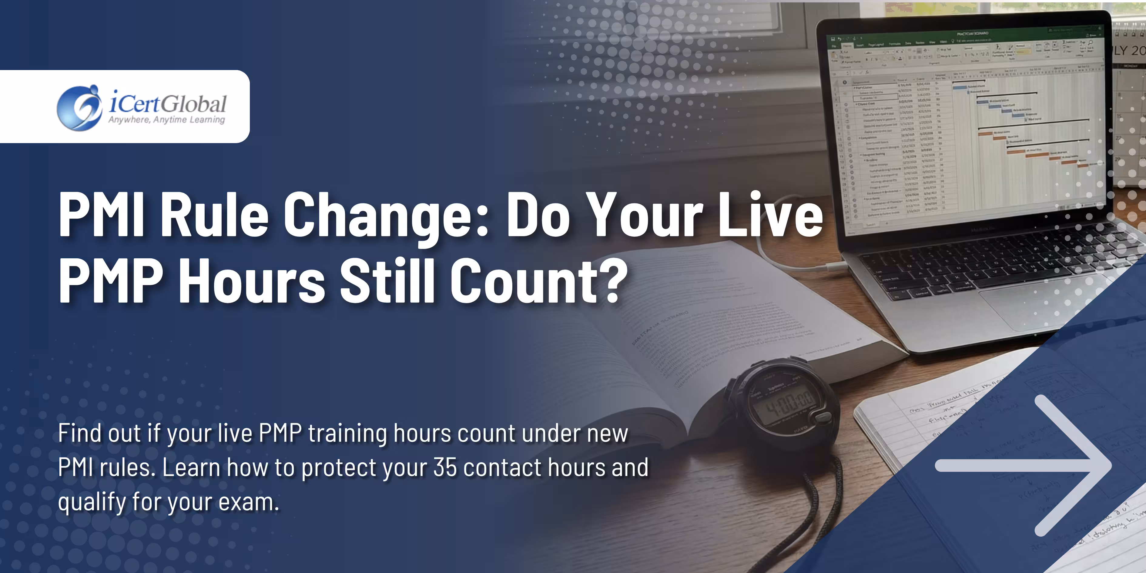 Will my live PMP hours count after PMI's rule change?