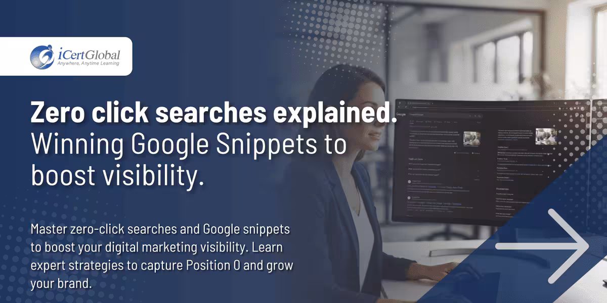 Zero click searches explained. Winning Google Snippets to boost visibility.